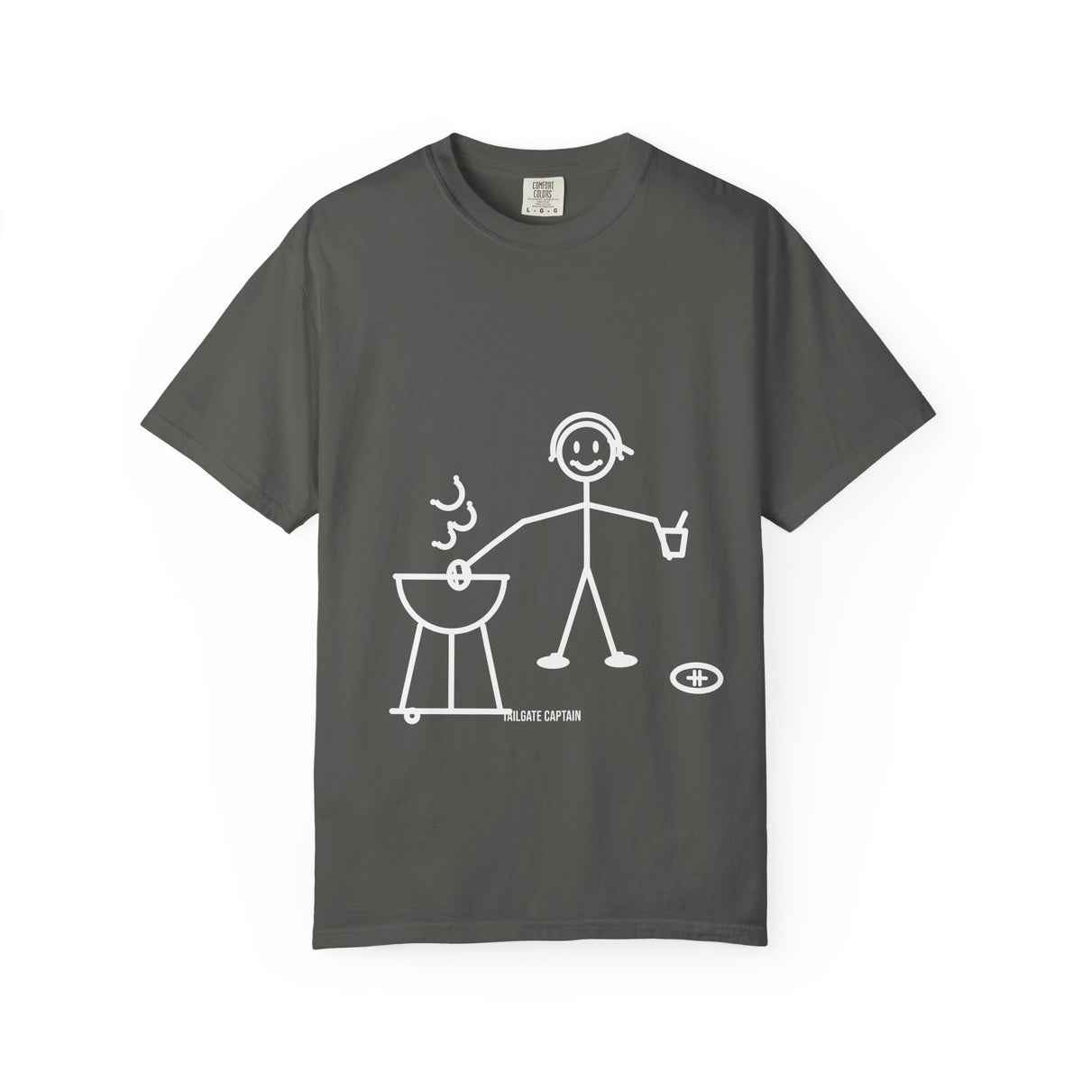 Tailgate Captain Tee - Funny Stick Figure Game Day Shirt