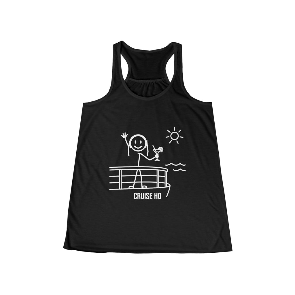 Cruise Ho Racerback Tank - Funny Stick Figure Cruise Tank