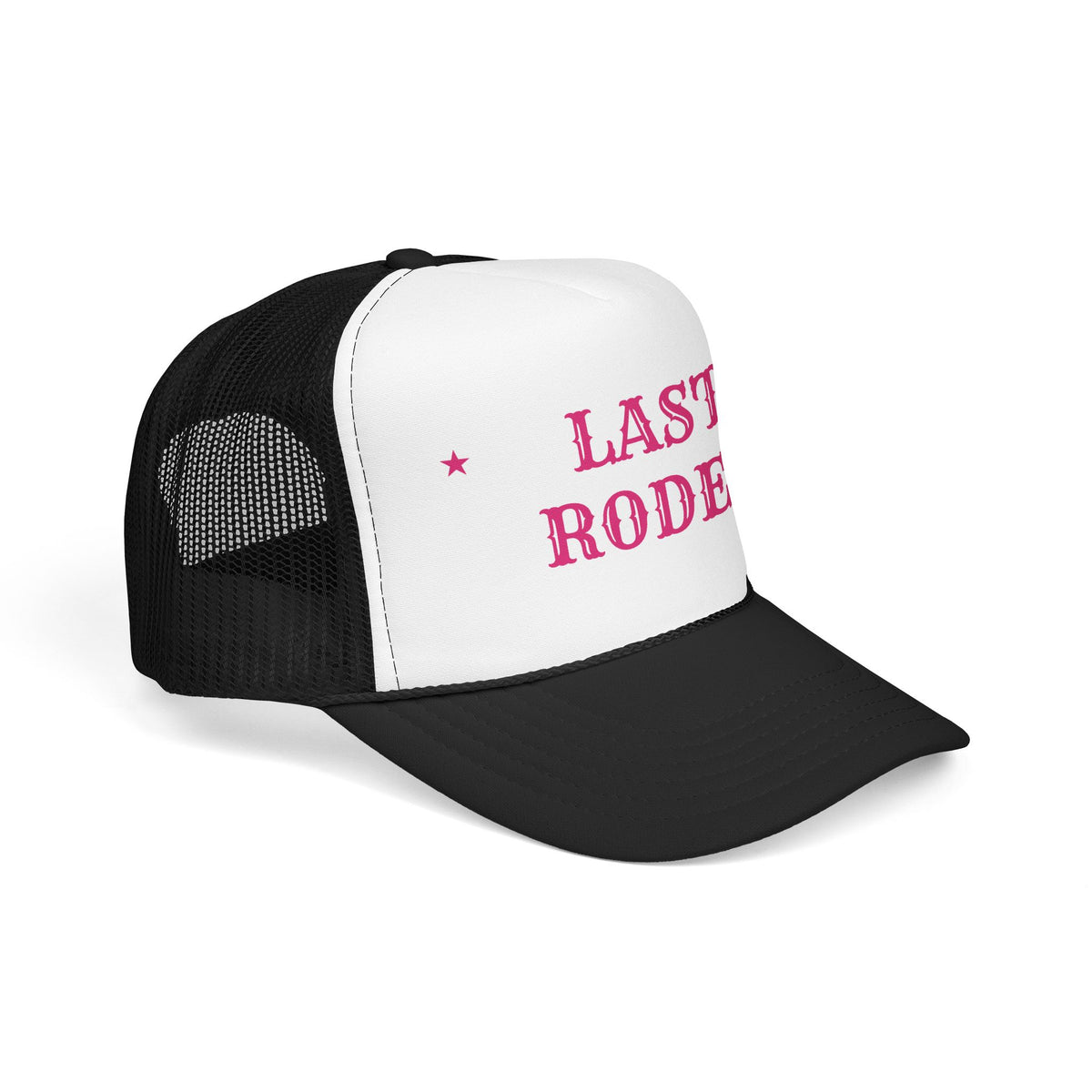 Last Rodeo Trucker Hat, Bachelorette Party Hat, Cowgirl Bachelorette, Bride Squad Foam Trucker Cap, Nashville Bach Hat