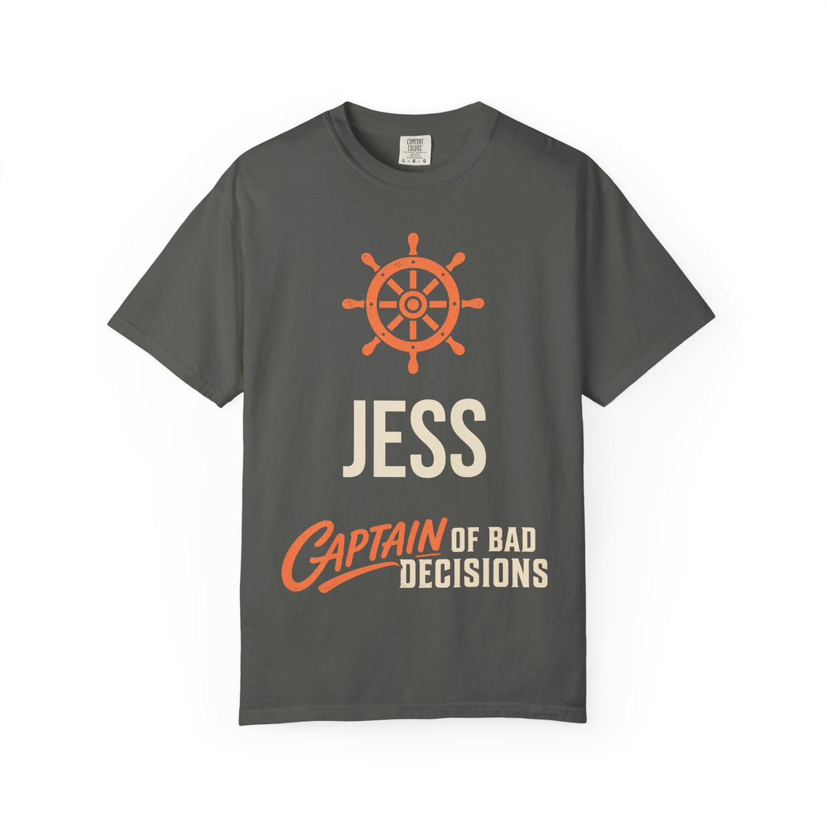 Personalized Cruise Crew Shirt, Captain of Bad Decisions Custom Name Tee, Group Cruise 2026 Shirt, Matching Family Cruise Shirts, Comfort Colors