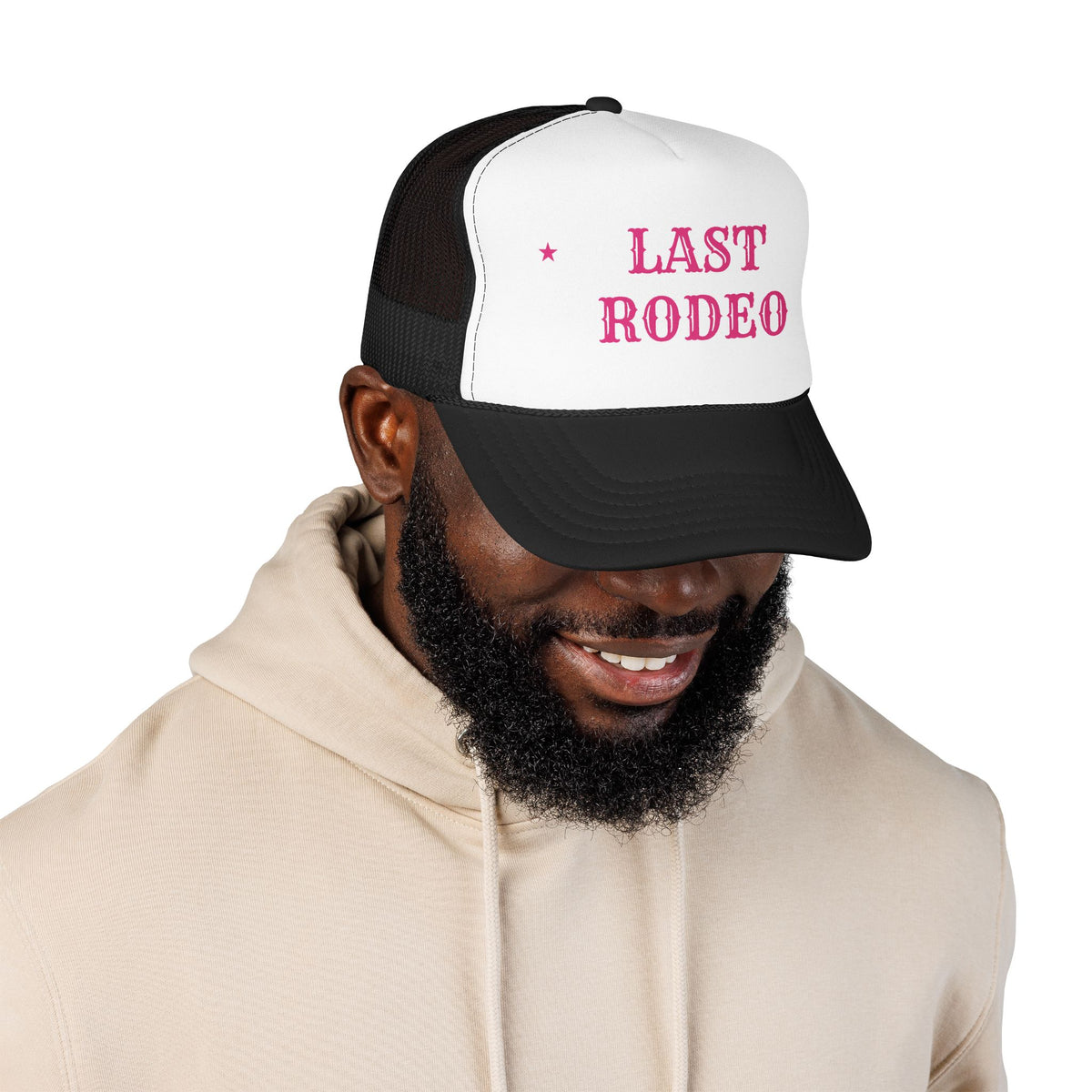 Last Rodeo Trucker Hat, Bachelorette Party Hat, Cowgirl Bachelorette, Bride Squad Foam Trucker Cap, Nashville Bach Hat