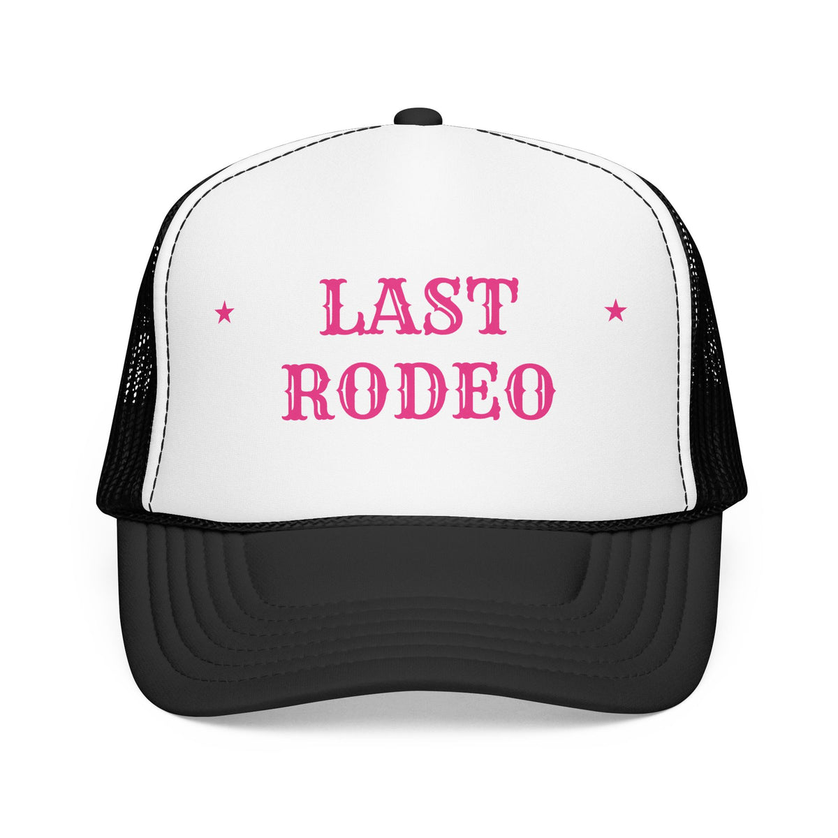 Last Rodeo Trucker Hat, Bachelorette Party Hat, Cowgirl Bachelorette, Bride Squad Foam Trucker Cap, Nashville Bach Hat