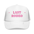 Last Rodeo Trucker Hat, Bachelorette Party Hat, Cowgirl Bachelorette, Bride Squad Foam Trucker Cap, Nashville Bach Hat