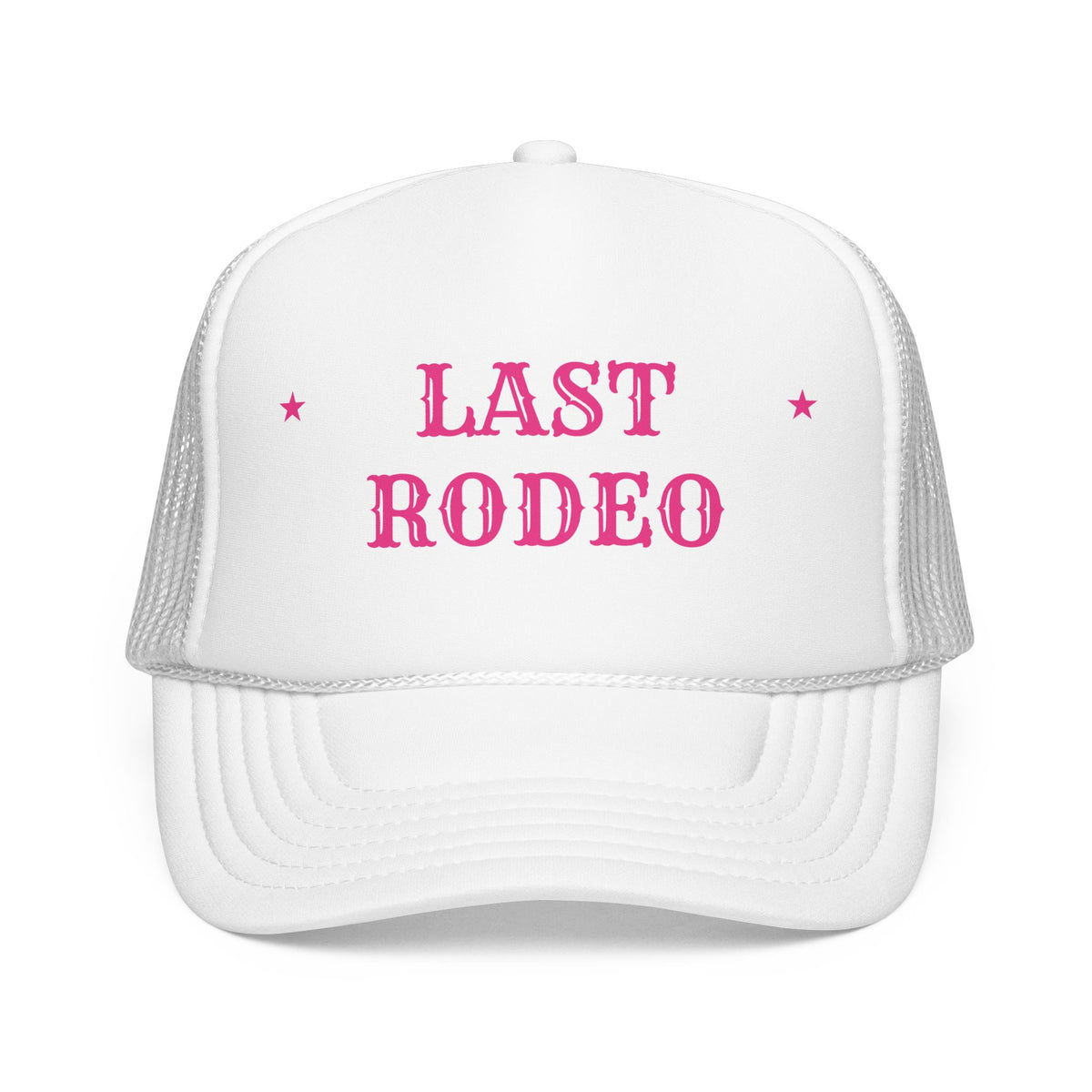 Last Rodeo Trucker Hat, Bachelorette Party Hat, Cowgirl Bachelorette, Bride Squad Foam Trucker Cap, Nashville Bach Hat