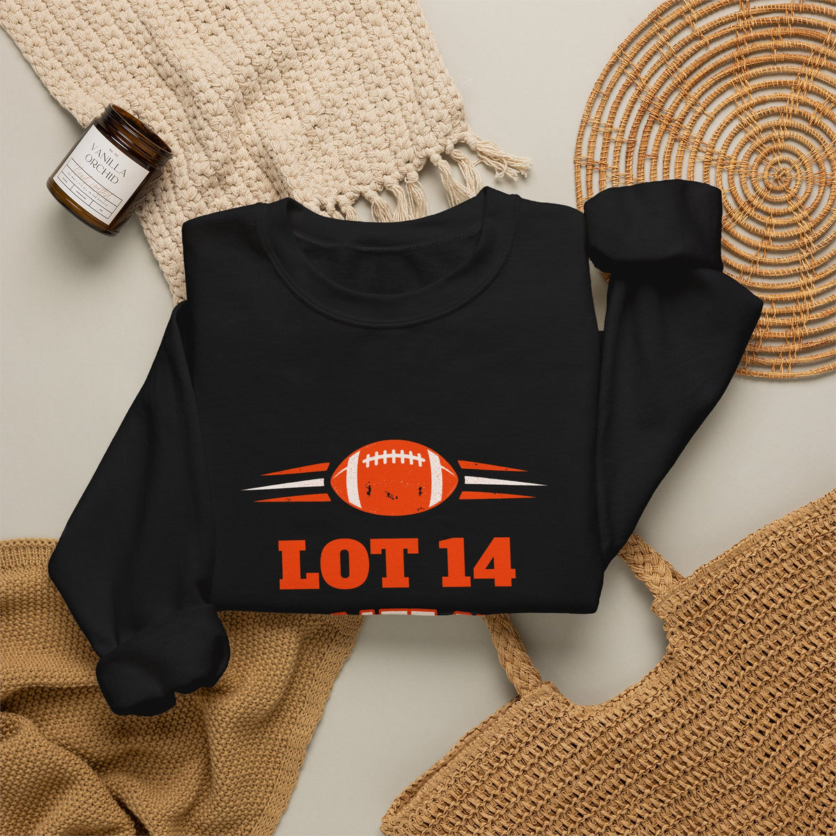Custom Tailgate Crew Sweatshirt, Personalized Group Name Crewneck, Game Day Football Sweatshirt, Matching Tailgate Crew Gift