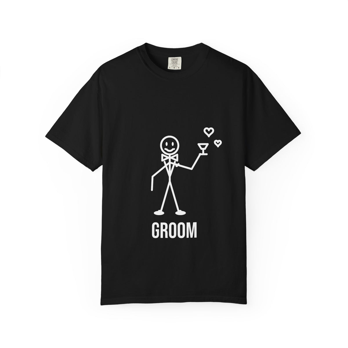 Groom Tee - Funny Stick Figure Bachelor Party & Wedding Shirt