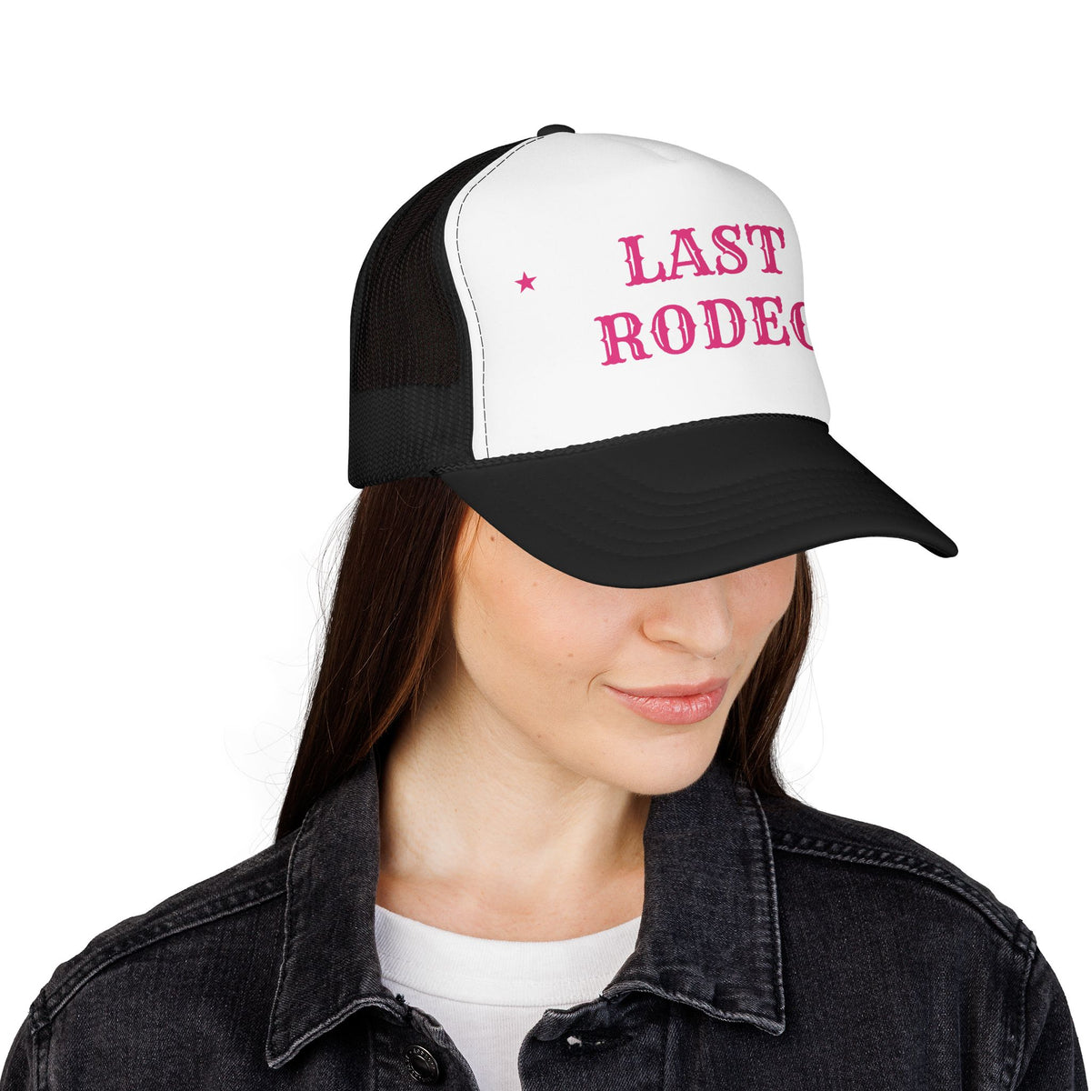 Last Rodeo Trucker Hat, Bachelorette Party Hat, Cowgirl Bachelorette, Bride Squad Foam Trucker Cap, Nashville Bach Hat