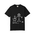 Tailgate Captain Tee - Funny Stick Figure Game Day Shirt (Her Version)