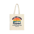 Sea You Later Cruise Tote Bag, Personalized Group Cruise Tote, Custom Crew Name Canvas Beach Bag, Family Cruise Gift