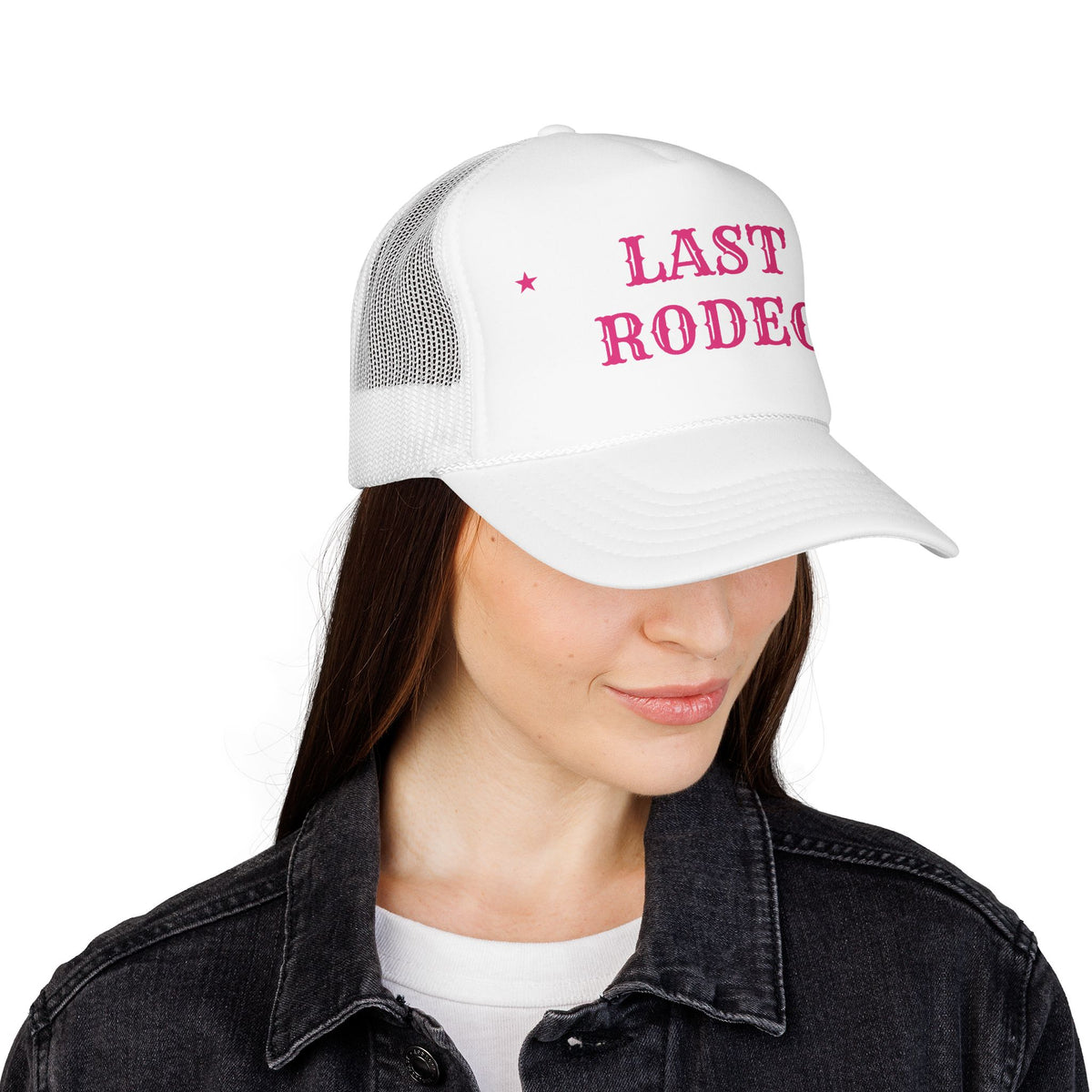 Last Rodeo Trucker Hat, Bachelorette Party Hat, Cowgirl Bachelorette, Bride Squad Foam Trucker Cap, Nashville Bach Hat