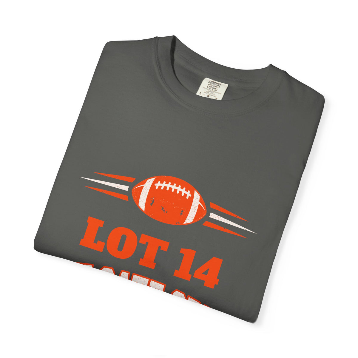 Custom Tailgate Crew Shirt, Personalized Group Name Football Tee, Game Day Shirt with Name and Number, Comfort Colors Tailgate Tee