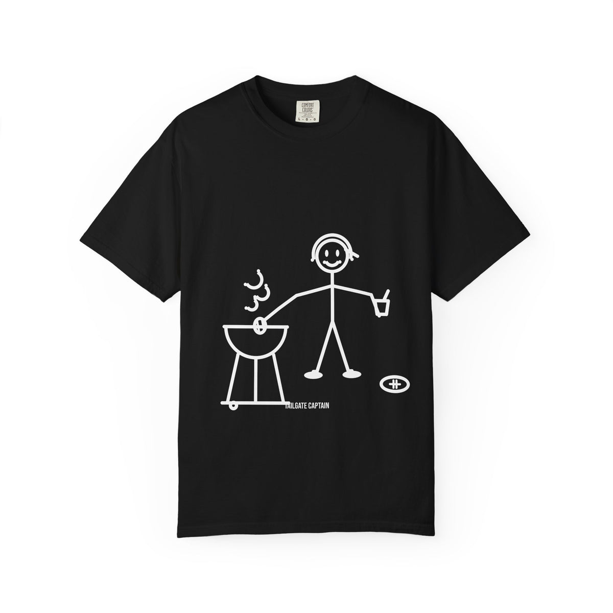Tailgate Captain Tee - Funny Stick Figure Game Day Shirt