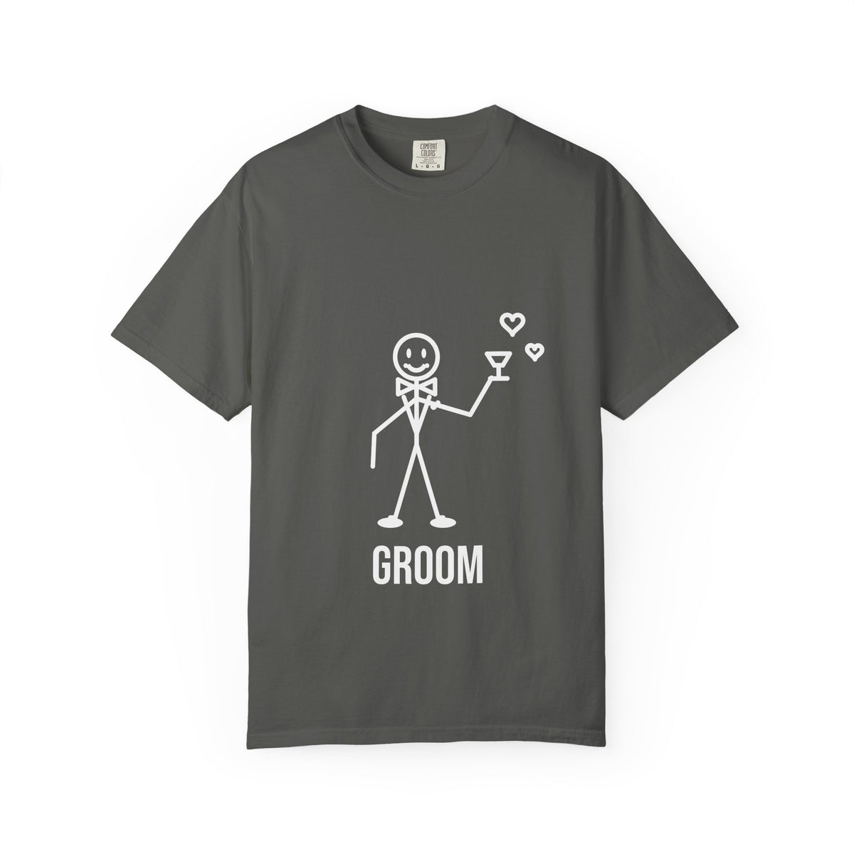 Groom Tee - Funny Stick Figure Bachelor Party & Wedding Shirt