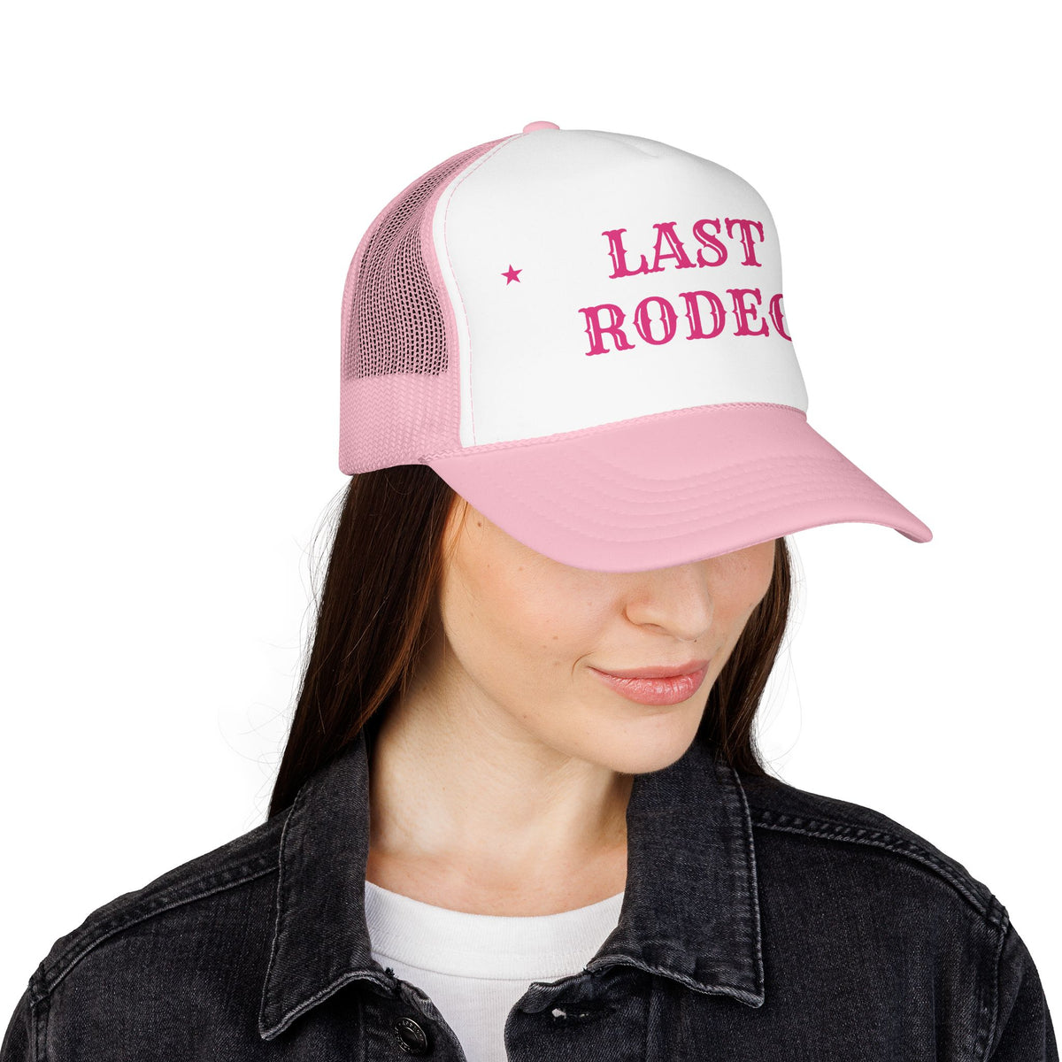 Last Rodeo Trucker Hat, Bachelorette Party Hat, Cowgirl Bachelorette, Bride Squad Foam Trucker Cap, Nashville Bach Hat
