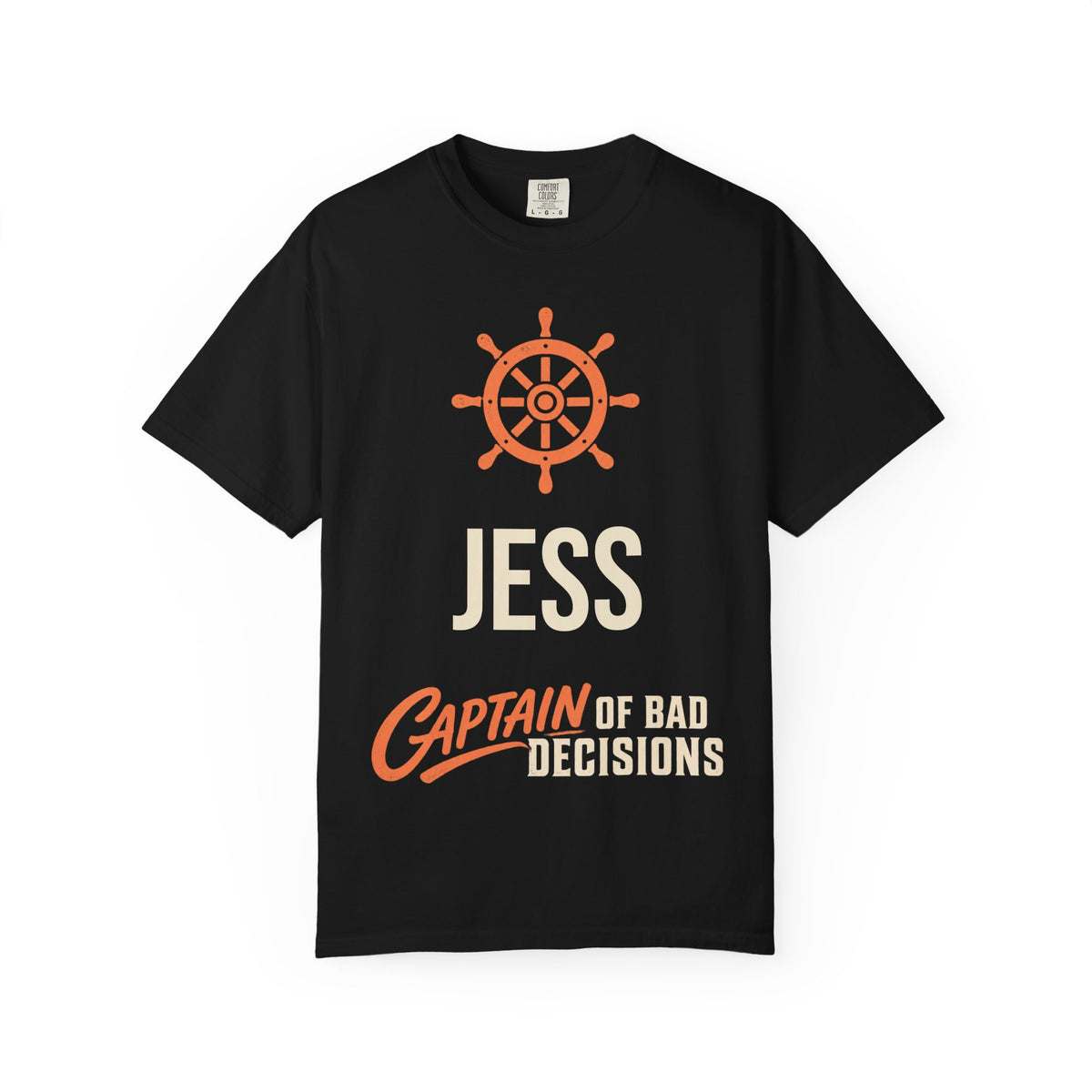 Personalized Cruise Crew Shirt, Captain of Bad Decisions Custom Name Tee, Group Cruise 2026 Shirt, Matching Family Cruise Shirts, Comfort Colors